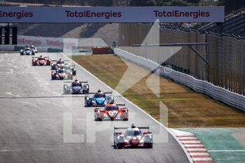 2021-10-24 - Race Start during the 2021 4 Hours of Portimao, 5th round of the 2021 European Le Mans Series, from October 21 to 24, 2021 on the Algarve International Circuit, in Portimao, Portugal - 2021 4 HOURS OF PORTIMAO, 5TH ROUND OF THE 2021 EUROPEAN LE MANS SERIES - ENDURANCE - MOTORS
