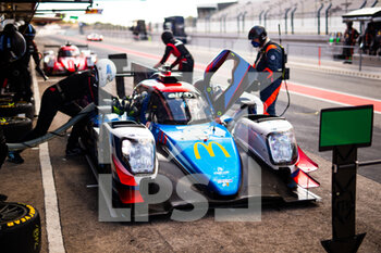 2021-10-24 - 65 Canal Julien (fra), Stevens Will (gbr), Allen James (aus), Panis Racing, Oreca 07 - Gibson, action during the 2021 4 Hours of Portimao, 5th round of the 2021 European Le Mans Series, from October 21 to 24, 2021 on the Algarve International Circuit, in Portimao, Portugal - 2021 4 HOURS OF PORTIMAO, 5TH ROUND OF THE 2021 EUROPEAN LE MANS SERIES - ENDURANCE - MOTORS