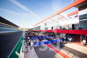 2021-10-24 - Podium ambiance during the 2021 4 Hours of Portimao, 5th round of the 2021 European Le Mans Series, from October 21 to 24, 2021 on the Algarve International Circuit, in Portimao, Portugal - 2021 4 HOURS OF PORTIMAO, 5TH ROUND OF THE 2021 EUROPEAN LE MANS SERIES - ENDURANCE - MOTORS