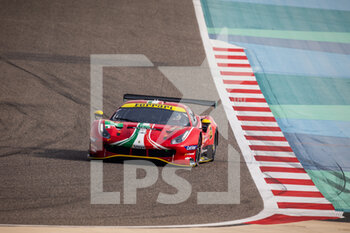 2021-10-29 - 52 Serra Daniel (bra), Molina Miguel (esp), AF Corse, Ferrari 488 GTE Evo, action during the 6 Hours of Bahrain, 5th round of the 2021 FIA World Endurance Championship, FIA WEC, on the Bahrain International Circuit, from October 28 to 30, 2021 in Sakhir, Bahrain - 6 HOURS OF BAHRAIN, 5TH ROUND OF THE 2021 FIA WORLD ENDURANCE CHAMPIONSHIP, FIA WEC - ENDURANCE - MOTORS