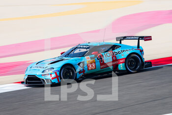 2021-10-29 - 33 Keating Ben (usa), Pereira Dylan (lux), Fraga Felipe (bra), TF Sport, Aston Martin Vantage AMR, action during the 6 Hours of Bahrain, 5th round of the 2021 FIA World Endurance Championship, FIA WEC, on the Bahrain International Circuit, from October 28 to 30, 2021 in Sakhir, Bahrain - 6 HOURS OF BAHRAIN, 5TH ROUND OF THE 2021 FIA WORLD ENDURANCE CHAMPIONSHIP, FIA WEC - ENDURANCE - MOTORS