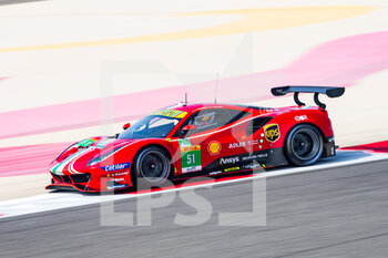 2021-10-29 - 51 Pier Guidi Alessandro (ita), Calado James (gbr), AF Corse, Ferrari 488 GTE Evo, action during the 6 Hours of Bahrain, 5th round of the 2021 FIA World Endurance Championship, FIA WEC, on the Bahrain International Circuit, from October 28 to 30, 2021 in Sakhir, Bahrain - 6 HOURS OF BAHRAIN, 5TH ROUND OF THE 2021 FIA WORLD ENDURANCE CHAMPIONSHIP, FIA WEC - ENDURANCE - MOTORS