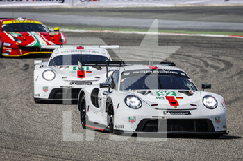 2021-10-30 - 92 Estre Kevin (fra), Jani Neel (che), Porsche GT Team, Porsche 911 RSR - 19, action92 Estre Kevin (fra), Jani Neel (che), Porsche GT Team, Porsche 911 RSR - 19, action during the 6 Hours of Bahrain, 5th round of the 2021 FIA World Endurance Championship, FIA WEC, on the Bahrain International Circuit, from October 28 to 30, 2021 in Sakhir, Bahrain - 6 HOURS OF BAHRAIN, 5TH ROUND OF THE 2021 FIA WORLD ENDURANCE CHAMPIONSHIP, FIA WEC - ENDURANCE - MOTORS