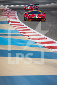 2021-10-30 - 52 Serra Daniel (bra), Molina Miguel (esp), AF Corse, Ferrari 488 GTE Evo, action during the 6 Hours of Bahrain, 5th round of the 2021 FIA World Endurance Championship, FIA WEC, on the Bahrain International Circuit, from October 28 to 30, 2021 in Sakhir, Bahrain - 6 HOURS OF BAHRAIN, 5TH ROUND OF THE 2021 FIA WORLD ENDURANCE CHAMPIONSHIP, FIA WEC - ENDURANCE - MOTORS