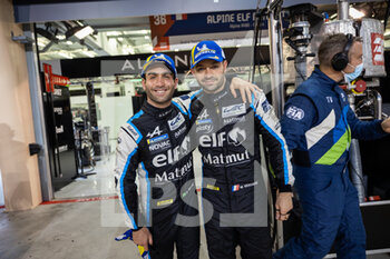 2021-10-30 - Negrao André (bra), Alpine Elf Matmut, Alpine A480 - Gibson, portrait Vaxivière Matthieu (fra), Alpine Elf Matmut, Alpine A480 - Gibson, portrait during the 6 Hours of Bahrain, 5th round of the 2021 FIA World Endurance Championship, FIA WEC, on the Bahrain International Circuit, from October 28 to 30, 2021 in Sakhir, Bahrain - 6 HOURS OF BAHRAIN, 5TH ROUND OF THE 2021 FIA WORLD ENDURANCE CHAMPIONSHIP, FIA WEC - ENDURANCE - MOTORS