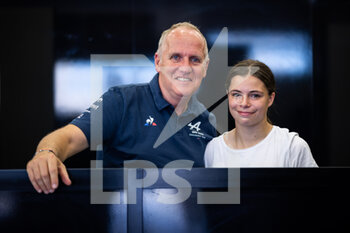 2021-11-05 - Sinault Philippe (fra), team principal and owner of Signatech racing, portait and Rookie test driver Wadoux Lilou (fra), Richard Mille Racing Team, Oreca 07 - Gibson, portrait during the 8 Hours of Bahrain, 6th round of the 2021 FIA World Endurance Championship, FIA WEC, on the Bahrain International Circuit, from November 4 to 6, 2021 in Sakhir, Bahrain - 8 HOURS OF BAHRAIN, 6TH ROUND OF THE 2021 FIA WORLD ENDURANCE CHAMPIONSHIP, FIA WEC - ENDURANCE - MOTORS