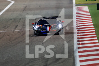 2021-11-05 - 83 Perrodo Francois (fra), Nielsen Nicklas (dnk), Rovera Alessio (ita), AF Corse, Ferrari 488 GTE Evo, action during the 8 Hours of Bahrain, 6th round of the 2021 FIA World Endurance Championship, FIA WEC, on the Bahrain International Circuit, from November 4 to 6, 2021 in Sakhir, Bahrain - 8 HOURS OF BAHRAIN, 6TH ROUND OF THE 2021 FIA WORLD ENDURANCE CHAMPIONSHIP, FIA WEC - ENDURANCE - MOTORS