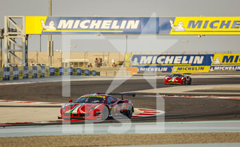 2021-11-06 - 51 Pier Guidi Alessandro (ita), Calado James (gbr), AF Corse, Ferrari 488 GTE Evo, action during the 8 Hours of Bahrain, 6th round of the 2021 FIA World Endurance Championship, FIA WEC, on the Bahrain International Circuit, from November 4 to 6, 2021 in Sakhir, Bahrain - 8 HOURS OF BAHRAIN, 6TH ROUND OF THE 2021 FIA WORLD ENDURANCE CHAMPIONSHIP, FIA WEC - ENDURANCE - MOTORS