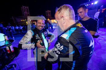 2021-11-06 - Vaxivière Matthieu (fra), Alpine Elf Matmut, Alpine A480 - Gibson, portrait Sinault Philippe (fra), team principal and owner of Signatech racing, portait during the 2021 World Endurance Championship prize giving ceremony, FIA WEC, on the Bahrain International Circuit, from November 4 to 6, 2021 in Sakhir, Bahrain - 8 HOURS OF BAHRAIN, 6TH ROUND OF THE 2021 FIA WORLD ENDURANCE CHAMPIONSHIP, FIA WEC - ENDURANCE - MOTORS