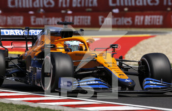 2021-07-29 - 03 RICCIARDO Daniel (aus), McLaren MCL35M, action during the Formula 1 Magyar Nagydij 2021, Hungarian Grand Prix, 11th round of the 2021 FIA Formula One World Championship from July 30 to August 1, 2021 on the Hungaroring, in Mogyorod, near Budapest, Hungary - Photo DPPI - FORMULA 1 MAGYAR NAGYDIJ 2021, HUNGARIAN GRAND PRIX - FORMULA 1 - MOTORS