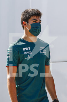 2021-07-30 - STROLL Lance (can), Aston Martin F1 AMR21, portrait during the Formula 1 Magyar Nagydij 2021, Hungarian Grand Prix, 11th round of the 2021 FIA Formula One World Championship from July 30 to August 1, 2021 on the Hungaroring, in Mogyorod, near Budapest, Hungary - Photo Xavi Bonilla / DPPI - FORMULA 1 MAGYAR NAGYDIJ 2021, HUNGARIAN GRAND PRIX - FORMULA 1 - MOTORS