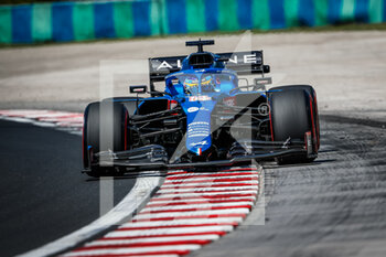 2021-07-30 - 14 ALONSO Fernando (spa), Alpine F1 A521, action during the Formula 1 Magyar Nagydij 2021, Hungarian Grand Prix, 11th round of the 2021 FIA Formula One World Championship from July 30 to August 1, 2021 on the Hungaroring, in Mogyorod, near Budapest, Hungary - Photo Antonin Vincent / DPPI - FORMULA 1 MAGYAR NAGYDIJ 2021, HUNGARIAN GRAND PRIX - FORMULA 1 - MOTORS