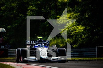 2021-07-30 - 06 LATIFI Nicholas (can), Williams Racing F1 FW43B, action during the Formula 1 Magyar Nagydij 2021, Hungarian Grand Prix, 11th round of the 2021 FIA Formula One World Championship from July 30 to August 1, 2021 on the Hungaroring, in Mogyorod, near Budapest, Hungary - Photo Antonin Vincent / DPPI - FORMULA 1 MAGYAR NAGYDIJ 2021, HUNGARIAN GRAND PRIX - FORMULA 1 - MOTORS
