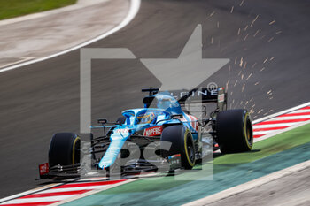 2021-07-31 - 14 ALONSO Fernando (spa), Alpine F1 A521, action during the Formula 1 Magyar Nagydij 2021, Hungarian Grand Prix, 11th round of the 2021 FIA Formula One World Championship from July 30 to August 1, 2021 on the Hungaroring, in Mogyorod, near Budapest, Hungary - Photo Antonin Vincent / DPPI - FORMULA 1 MAGYAR NAGYDIJ 2021, HUNGARIAN GRAND PRIX - FORMULA 1 - MOTORS