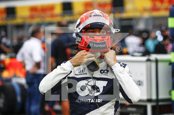 2021-08-01 - GASLY Pierre (fra), Scuderia AlphaTauri Honda AT02, portrait during the Formula 1 Magyar Nagydij 2021, Hungarian Grand Prix, 11th round of the 2021 FIA Formula One World Championship from July 30 to August 1, 2021 on the Hungaroring, in Mogyorod, near Budapest, Hungary - Photo Xavi Bonilla / DPPI - FORMULA 1 MAGYAR NAGYDIJ 2021, HUNGARIAN GRAND PRIX - FORMULA 1 - MOTORS