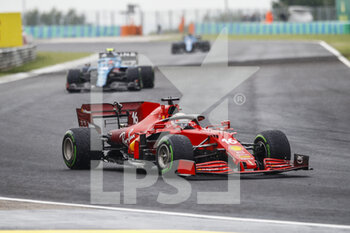 2021-08-01 - 16 LECLERC Charles (mco), Scuderia Ferrari SF21, action during the Formula 1 Magyar Nagydij 2021, Hungarian Grand Prix, 11th round of the 2021 FIA Formula One World Championship from July 30 to August 1, 2021 on the Hungaroring, in Mogyorod, near Budapest, Hungary - Photo Xavi Bonilla / DPPI - FORMULA 1 MAGYAR NAGYDIJ 2021, HUNGARIAN GRAND PRIX - FORMULA 1 - MOTORS