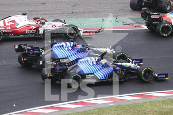 2021-08-01 - 63 RUSSELL George (gbr), Williams Racing F1 FW43B, action 06 LATIFI Nicholas (can), Williams Racing F1 FW43B, action during the Formula 1 Magyar Nagydij 2021, Hungarian Grand Prix, 11th round of the 2021 FIA Formula One World Championship from July 30 to August 1, 2021 on the Hungaroring, in Mogyorod, near Budapest, Hungary - Photo DPPI - FORMULA 1 MAGYAR NAGYDIJ 2021, HUNGARIAN GRAND PRIX - FORMULA 1 - MOTORS