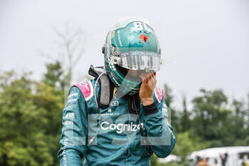 2021-08-01 - STROLL Lance (can), Aston Martin F1 AMR21, portrait during the Formula 1 Magyar Nagydij 2021, Hungarian Grand Prix, 11th round of the 2021 FIA Formula One World Championship from July 30 to August 1, 2021 on the Hungaroring, in Mogyorod, near Budapest, Hungary - Photo Xavi Bonilla / DPPI - FORMULA 1 MAGYAR NAGYDIJ 2021, HUNGARIAN GRAND PRIX - FORMULA 1 - MOTORS