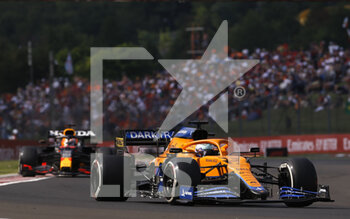 2021-08-01 - 03 RICCIARDO Daniel (aus), McLaren MCL35M, action during the Formula 1 Magyar Nagydij 2021, Hungarian Grand Prix, 11th round of the 2021 FIA Formula One World Championship from July 30 to August 1, 2021 on the Hungaroring, in Mogyorod, near Budapest, Hungary - Photo DPPI - FORMULA 1 MAGYAR NAGYDIJ 2021, HUNGARIAN GRAND PRIX - FORMULA 1 - MOTORS