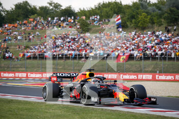 2021-08-01 - 33 VERSTAPPEN Max (nld), Red Bull Racing Honda RB16B, action during the Formula 1 Magyar Nagydij 2021, Hungarian Grand Prix, 11th round of the 2021 FIA Formula One World Championship from July 30 to August 1, 2021 on the Hungaroring, in Mogyorod, near Budapest, Hungary - Photo DPPI - FORMULA 1 MAGYAR NAGYDIJ 2021, HUNGARIAN GRAND PRIX - FORMULA 1 - MOTORS