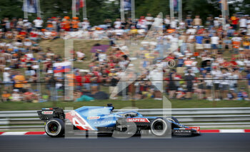 2021-08-01 - 14 ALONSO Fernando (spa), Alpine F1 A521, action during the Formula 1 Magyar Nagydij 2021, Hungarian Grand Prix, 11th round of the 2021 FIA Formula One World Championship from July 30 to August 1, 2021 on the Hungaroring, in Mogyorod, near Budapest, Hungary - Photo DPPI - FORMULA 1 MAGYAR NAGYDIJ 2021, HUNGARIAN GRAND PRIX - FORMULA 1 - MOTORS