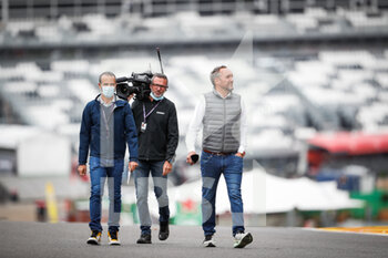 2021-08-26 - MONTAGNY Franck (fra), and DUPIN Laurent, TV presenter commentateur Canal+, portrait during the Formula 1 Belgium Grand Prix, 12th round of the 2021 FIA Formula One World Championship from August 27 to 29, 2021 on the Circuit de Spa-Francorchamps, in Stavelot, near Liège, Belgium - Photo Antonin Vincent / DPPI - FORMULA 1 BELGIUM GRAND PRIX, 12TH ROUND OF THE 2021 FIA FORMULA ONE WORLD CHAMPIONSHIP - FORMULA 1 - MOTORS