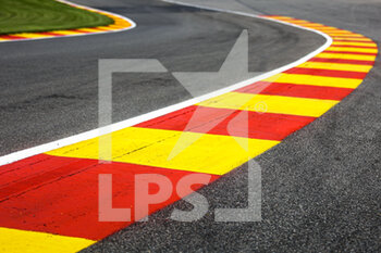 2021-08-26 - illustration, track, kerb, vibreur, during the Formula 1 Belgium Grand Prix, 12th round of the 2021 FIA Formula One World Championship from August 27 to 29, 2021 on the Circuit de Spa-Francorchamps, in Stavelot, near Liège, Belgium - Photo Antonin Vincent / DPPI - FORMULA 1 BELGIUM GRAND PRIX, 12TH ROUND OF THE 2021 FIA FORMULA ONE WORLD CHAMPIONSHIP - FORMULA 1 - MOTORS
