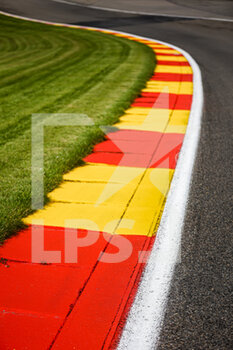 2021-08-26 - illustration, track, kerb, vibreur, during the Formula 1 Belgium Grand Prix, 12th round of the 2021 FIA Formula One World Championship from August 27 to 29, 2021 on the Circuit de Spa-Francorchamps, in Stavelot, near Liège, Belgium - Photo Antonin Vincent / DPPI - FORMULA 1 BELGIUM GRAND PRIX, 12TH ROUND OF THE 2021 FIA FORMULA ONE WORLD CHAMPIONSHIP - FORMULA 1 - MOTORS