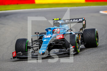 2021-08-27 - 31 OCON Esteban (fra), Alpine F1 A521, action during the Formula 1 Belgium Grand Prix, 12th round of the 2021 FIA Formula One World Championship from August 27 to 29, 2021 on the Circuit de Spa-Francorchamps, in Stavelot, near Liège, Belgium - Photo Antonin Vincent / DPPI - FORMULA 1 BELGIUM GRAND PRIX, 12TH ROUND OF THE 2021 FIA FORMULA ONE WORLD CHAMPIONSHIP - FORMULA 1 - MOTORS