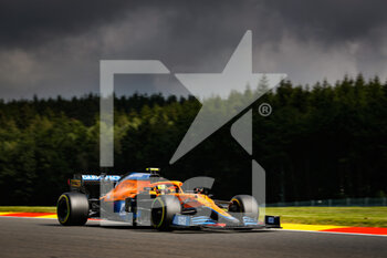 2021-08-27 - 04 NORRIS Lando (gbr), McLaren MCL35M, action during the Formula 1 Belgium Grand Prix, 12th round of the 2021 FIA Formula One World Championship from August 27 to 29, 2021 on the Circuit de Spa-Francorchamps, in Stavelot, near Liège, Belgium - Photo Antonin Vincent / DPPI - FORMULA 1 BELGIUM GRAND PRIX, 12TH ROUND OF THE 2021 FIA FORMULA ONE WORLD CHAMPIONSHIP - FORMULA 1 - MOTORS