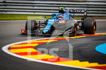 2021-08-27 - 31 OCON Esteban (fra), Alpine F1 A521, action during the Formula 1 Belgium Grand Prix, 12th round of the 2021 FIA Formula One World Championship from August 27 to 29, 2021 on the Circuit de Spa-Francorchamps, in Stavelot, near Liège, Belgium - Photo Antonin Vincent / DPPI - FORMULA 1 BELGIUM GRAND PRIX, 12TH ROUND OF THE 2021 FIA FORMULA ONE WORLD CHAMPIONSHIP - FORMULA 1 - MOTORS