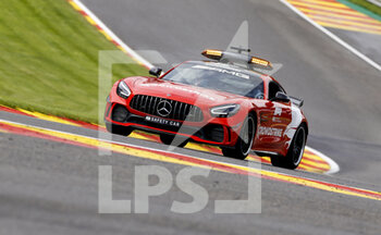 2021-08-27 - safety car, during the Formula 1 Belgium Grand Prix, 12th round of the 2021 FIA Formula One World Championship from August 27 to 29, 2021 on the Circuit de Spa-Francorchamps, in Stavelot, near Liège, Belgium - Photo DPPI - FORMULA 1 BELGIUM GRAND PRIX, 12TH ROUND OF THE 2021 FIA FORMULA ONE WORLD CHAMPIONSHIP - FORMULA 1 - MOTORS