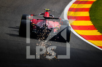 2021-08-27 - 55 SAINZ Carlos (spa), Scuderia Ferrari SF21, action during the Formula 1 Belgium Grand Prix, 12th round of the 2021 FIA Formula One World Championship from August 27 to 29, 2021 on the Circuit de Spa-Francorchamps, in Stavelot, near Liège, Belgium - Photo Antonin Vincent / DPPI - FORMULA 1 BELGIUM GRAND PRIX, 12TH ROUND OF THE 2021 FIA FORMULA ONE WORLD CHAMPIONSHIP - FORMULA 1 - MOTORS