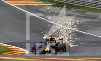 2021-08-27 - 11 PEREZ Sergio (mex), Red Bull Racing Honda RB16B, action during the Formula 1 Belgium Grand Prix, 12th round of the 2021 FIA Formula One World Championship from August 27 to 29, 2021 on the Circuit de Spa-Francorchamps, in Stavelot, near Liège, Belgium - Photo DPPI - FORMULA 1 BELGIUM GRAND PRIX, 12TH ROUND OF THE 2021 FIA FORMULA ONE WORLD CHAMPIONSHIP - FORMULA 1 - MOTORS