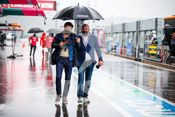 2021-08-27 - SENECAL Thomas (fr), chief editor Canal+, MONTAGNY Franck (fra), TV presenter commentateur Canal+, portrait during the Formula 1 Belgium Grand Prix, 12th round of the 2021 FIA Formula One World Championship from August 27 to 29, 2021 on the Circuit de Spa-Francorchamps, in Stavelot, near Liège, Belgium - Photo Florent Gooden / DPPI - FORMULA 1 BELGIUM GRAND PRIX, 12TH ROUND OF THE 2021 FIA FORMULA ONE WORLD CHAMPIONSHIP - FORMULA 1 - MOTORS
