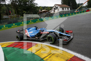 2021-08-28 - 14 ALONSO Fernando (spa), Alpine F1 A521, action during the Formula 1 Belgium Grand Prix, 12th round of the 2021 FIA Formula One World Championship from August 27 to 29, 2021 on the Circuit de Spa-Francorchamps, in Stavelot, near Liège, Belgium - Photo DPPI - FORMULA 1 BELGIUM GRAND PRIX, 12TH ROUND OF THE 2021 FIA FORMULA ONE WORLD CHAMPIONSHIP - FORMULA 1 - MOTORS