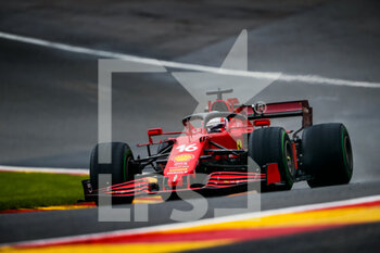 2021-08-28 - 16 LECLERC Charles (mco), Scuderia Ferrari SF21, action during the Formula 1 Belgium Grand Prix, 12th round of the 2021 FIA Formula One World Championship from August 27 to 29, 2021 on the Circuit de Spa-Francorchamps, in Stavelot, near Liège, Belgium - Photo Antonin Vincent / DPPI - FORMULA 1 BELGIUM GRAND PRIX, 12TH ROUND OF THE 2021 FIA FORMULA ONE WORLD CHAMPIONSHIP - FORMULA 1 - MOTORS