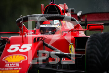 2021-08-28 - 55 SAINZ Carlos (spa), Scuderia Ferrari SF21, action during the Formula 1 Belgium Grand Prix, 12th round of the 2021 FIA Formula One World Championship from August 27 to 29, 2021 on the Circuit de Spa-Francorchamps, in Stavelot, near Liège, Belgium - Photo Florent Gooden / DPPI - FORMULA 1 BELGIUM GRAND PRIX, 12TH ROUND OF THE 2021 FIA FORMULA ONE WORLD CHAMPIONSHIP - FORMULA 1 - MOTORS