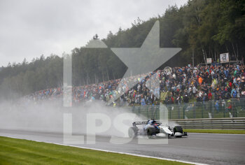 2021-08-28 - 63 RUSSELL George (gbr), Williams Racing F1 FW43B, action during the Formula 1 Belgium Grand Prix, 12th round of the 2021 FIA Formula One World Championship from August 27 to 29, 2021 on the Circuit de Spa-Francorchamps, in Stavelot, near Liège, Belgium - Photo DPPI - FORMULA 1 BELGIUM GRAND PRIX, 12TH ROUND OF THE 2021 FIA FORMULA ONE WORLD CHAMPIONSHIP - FORMULA 1 - MOTORS