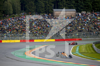2021-08-28 - 03 RICCIARDO Daniel (aus), McLaren MCL35M, action during the Formula 1 Belgium Grand Prix, 12th round of the 2021 FIA Formula One World Championship from August 27 to 29, 2021 on the Circuit de Spa-Francorchamps, in Stavelot, near Liège, Belgium - Photo DPPI - FORMULA 1 BELGIUM GRAND PRIX, 12TH ROUND OF THE 2021 FIA FORMULA ONE WORLD CHAMPIONSHIP - FORMULA 1 - MOTORS