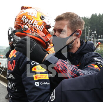 2021-08-28 - VERSTAPPEN Max (ned), Red Bull Racing Honda RB16B, portrait during the Formula 1 Belgium Grand Prix, 12th round of the 2021 FIA Formula One World Championship from August 27 to 29, 2021 on the Circuit de Spa-Francorchamps, in Stavelot, near Liège, Belgium - Photo DPPI - FORMULA 1 BELGIUM GRAND PRIX, 12TH ROUND OF THE 2021 FIA FORMULA ONE WORLD CHAMPIONSHIP - FORMULA 1 - MOTORS