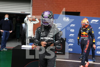 2021-08-28 - HAMILTON Lewis (gbr), Mercedes AMG F1 GP W12 E Performance, VERSTAPPEN Max (ned), Red Bull Racing Honda RB16B, portrait during the Formula 1 Belgium Grand Prix, 12th round of the 2021 FIA Formula One World Championship from August 27 to 29, 2021 on the Circuit de Spa-Francorchamps, in Stavelot, near Liège, Belgium - Photo DPPI - FORMULA 1 BELGIUM GRAND PRIX, 12TH ROUND OF THE 2021 FIA FORMULA ONE WORLD CHAMPIONSHIP - FORMULA 1 - MOTORS