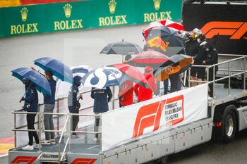 2021-08-29 - drivers parade during the Formula 1 Belgium Grand Prix, 12th round of the 2021 FIA Formula One World Championship from August 27 to 29, 2021 on the Circuit de Spa-Francorchamps, in Stavelot, near Liège, Belgium - Photo Antonin Vincent / DPPI - FORMULA 1 BELGIUM GRAND PRIX, 12TH ROUND OF THE 2021 FIA FORMULA ONE WORLD CHAMPIONSHIP - FORMULA 1 - MOTORS