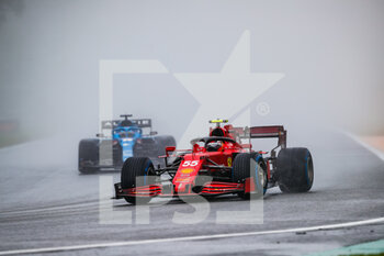 2021-08-29 - SAINZ Carlos (spa), Scuderia Ferrari SF21, action during the Formula 1 Belgium Grand Prix, 12th round of the 2021 FIA Formula One World Championship from August 27 to 29, 2021 on the Circuit de Spa-Francorchamps, in Stavelot, near Liège, Belgium - Photo Florent Gooden / DPPI - FORMULA 1 BELGIUM GRAND PRIX, 12TH ROUND OF THE 2021 FIA FORMULA ONE WORLD CHAMPIONSHIP - FORMULA 1 - MOTORS
