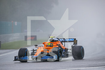 2021-08-29 - NORRIS Lando (gbr), McLaren MCL35M, action during the Formula 1 Belgium Grand Prix, 12th round of the 2021 FIA Formula One World Championship from August 27 to 29, 2021 on the Circuit de Spa-Francorchamps, in Stavelot, near Liège, Belgium - Photo Florent Gooden / DPPI - FORMULA 1 BELGIUM GRAND PRIX, 12TH ROUND OF THE 2021 FIA FORMULA ONE WORLD CHAMPIONSHIP - FORMULA 1 - MOTORS
