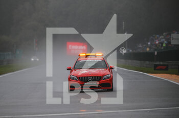 2021-08-29 - Medical Car during the Formula 1 Belgium Grand Prix, 12th round of the 2021 FIA Formula One World Championship from August 27 to 29, 2021 on the Circuit de Spa-Francorchamps, in Stavelot, near Liège, Belgium - Photo Florent Gooden / DPPI - FORMULA 1 BELGIUM GRAND PRIX, 12TH ROUND OF THE 2021 FIA FORMULA ONE WORLD CHAMPIONSHIP - FORMULA 1 - MOTORS