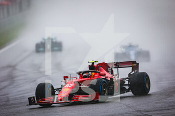 2021-08-29 - 55 SAINZ Carlos (spa), Scuderia Ferrari SF21, action during the Formula 1 Belgium Grand Prix, 12th round of the 2021 FIA Formula One World Championship from August 27 to 29, 2021 on the Circuit de Spa-Francorchamps, in Stavelot, near Liège, Belgium - Photo Antonin Vincent / DPPI - FORMULA 1 BELGIUM GRAND PRIX, 12TH ROUND OF THE 2021 FIA FORMULA ONE WORLD CHAMPIONSHIP - FORMULA 1 - MOTORS