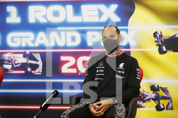 2021-08-29 - HAMILTON Lewis (gbr), Mercedes AMG F1 GP W12 E Performance, portrait press conference after race during the Formula 1 Belgium Grand Prix, 12th round of the 2021 FIA Formula One World Championship from August 27 to 29, 2021 on the Circuit de Spa-Francorchamps, in Stavelot, near Liège, Belgium - Photo Antonin Vincent / DPPI - FORMULA 1 BELGIUM GRAND PRIX, 12TH ROUND OF THE 2021 FIA FORMULA ONE WORLD CHAMPIONSHIP - FORMULA 1 - MOTORS