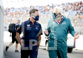 2021-09-03 - HORNER Christian (gbr), Team Principal of Red Bull Racing, STROLL Lawrence (can), Aston Martin F1 owner, portrait during the Formula 1 Heineken Dutch Grand Prix 2021, 13th round of the 2021 FIA Formula One World Championship from September 3 to 5, 2021 on the Circuit Zandvoort, in Zandvoort, Netherlands - Photo DPPI - FORMULA 1 HEINEKEN DUTCH GRAND PRIX 2021, 13TH ROUND OF THE 2021 FIA FORMULA ONE WORLD CHAMPIONSHIP - FORMULA 1 - MOTORS