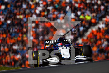 2021-09-03 - 63 RUSSELL George (gbr), Williams Racing F1 FW43B, action during the Formula 1 Heineken Dutch Grand Prix 2021, 13th round of the 2021 FIA Formula One World Championship from September 3 to 5, 2021 on the Circuit Zandvoort, in Zandvoort, Netherlands - FORMULA 1 HEINEKEN DUTCH GRAND PRIX 2021, 13TH ROUND OF THE 2021 FIA FORMULA ONE WORLD CHAMPIONSHIP - FORMULA 1 - MOTORS